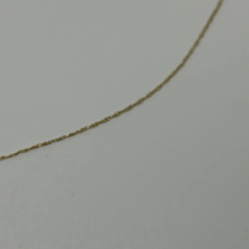 14k Gold, Onyx, Diamond Pendant & 14k Gold 16” Necklace - Picture 5 of 10